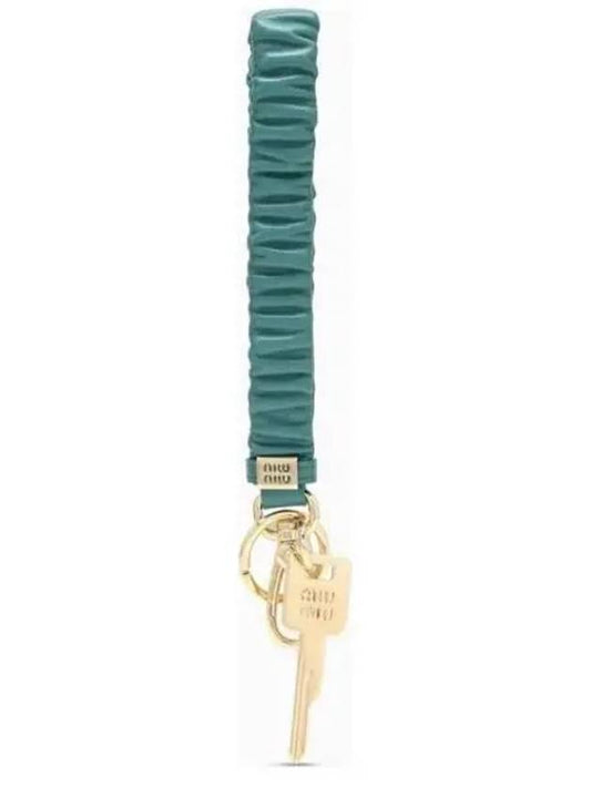 Leather Keyholder Blue - MIU MIU - BALAAN 2