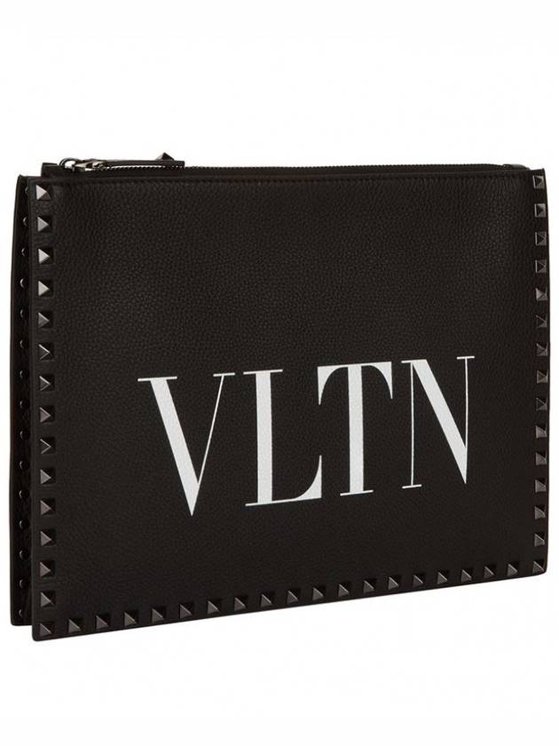 Logo stud clutch (black) QY2B0665 0NI - VALENTINO - BALAAN 2