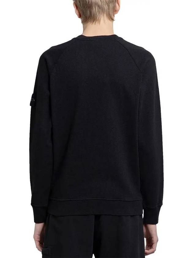 Cotton Crew Neck Sweatshirt Navy - STONE ISLAND - BALAAN 5