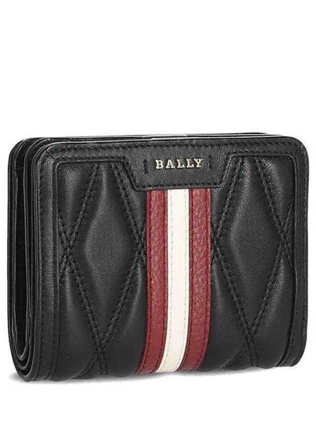 Women's Daki logo Half half wallet black - BALLY - BALAAN 2