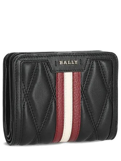 Women's Daki logo Half half wallet black - BALLY - BALAAN 2