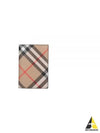 Check Passport Wallet Beige - BURBERRY - BALAAN 2