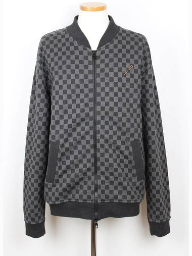 Damier jacquard zip up jacket XL - LOUIS VUITTON - BALAAN 1