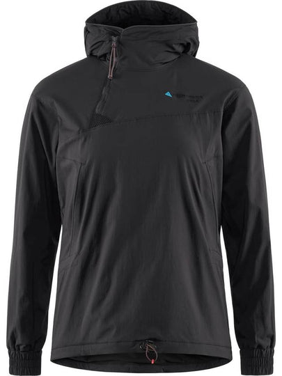 Women's Vanadis 2.0 Wind Stretch Zip-Up Jacket Raven - KLATTERMUSEN - BALAAN 2