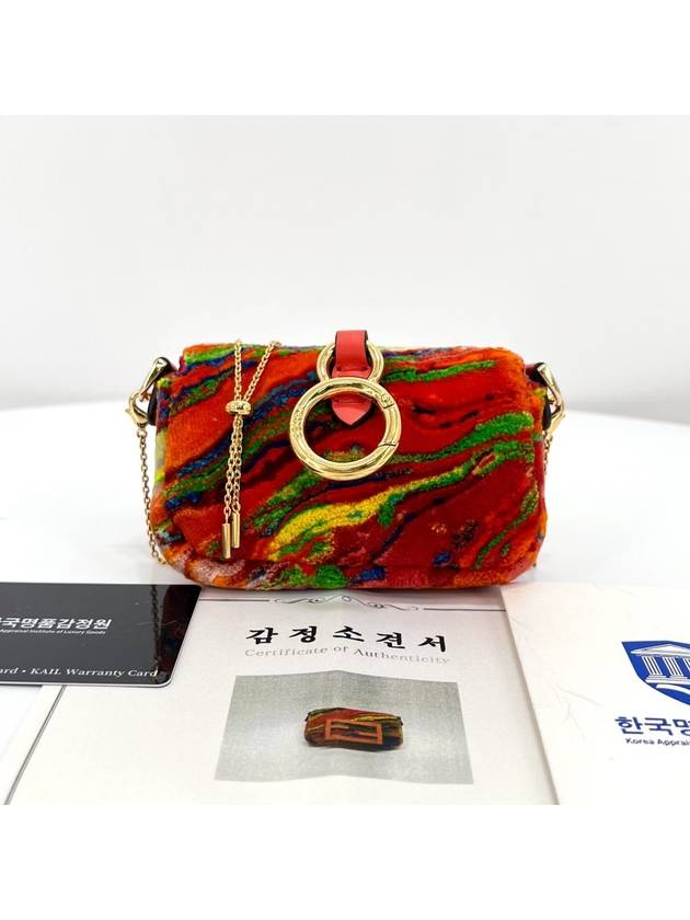 Velvet Marble Nano Maxi Baguette Bag - FENDI - BALAAN 3