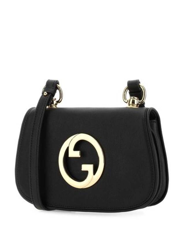 Blondie Small Leather Shoulder Bag Black - GUCCI - BALAAN 4