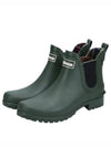 Wilton Wellington Chelsea Rain Boots Green - BARBOUR - BALAAN 2