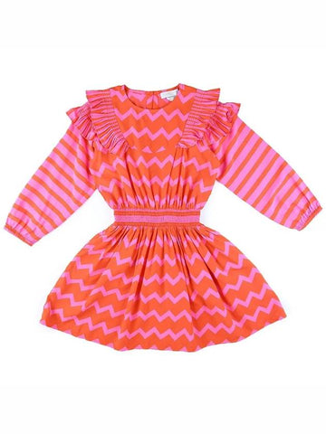 Stella McCartney Kids Double Frill Dress 566709 SNKA1 5567 - THE ANIMALS OBSERVATORY - BALAAN 1