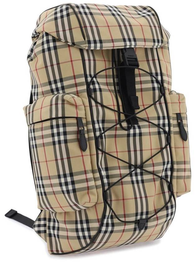 Murray Polyamide Backpack Beige - BURBERRY - BALAAN 3