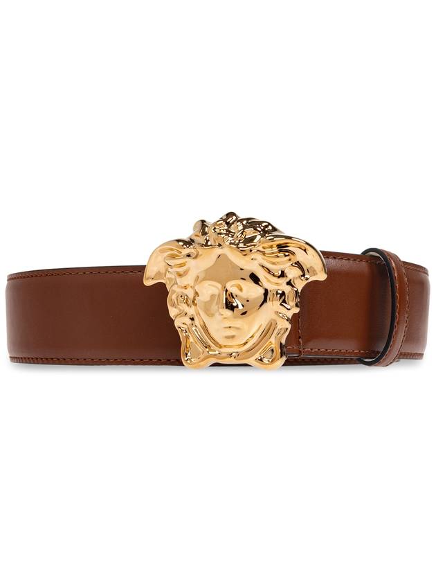 Versace Leather Belt, Men's, Brown - VERSACE - BALAAN 1