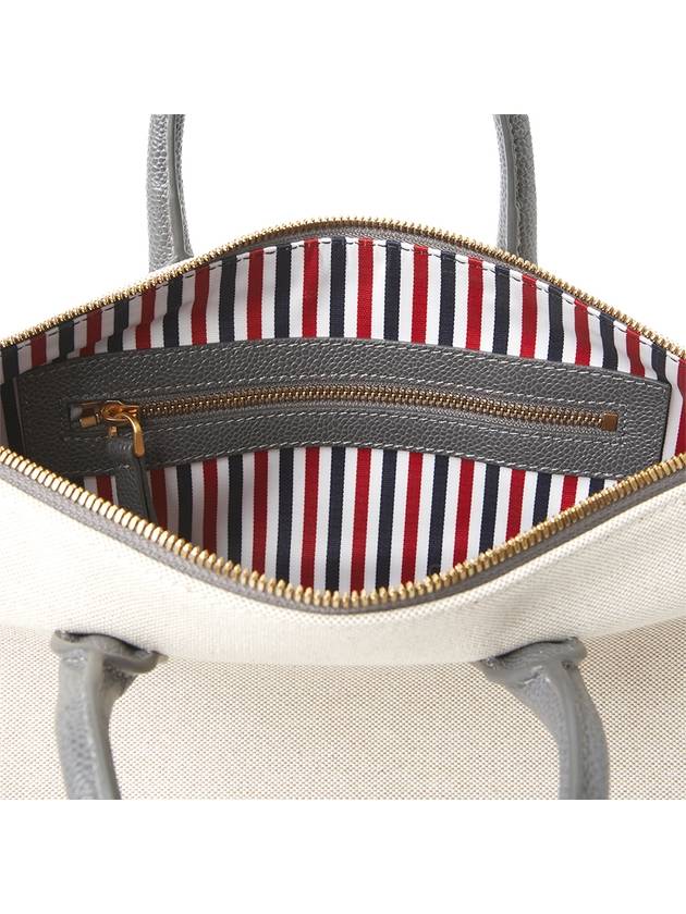 Grosgrain Loop Tote Bag Beige - THOM BROWNE - BALAAN 9