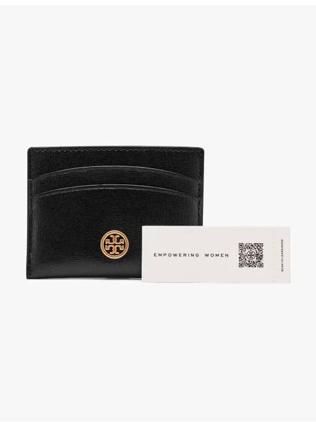 Robinson Card Wallet Black - TORY BURCH - BALAAN 4