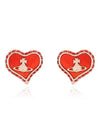 Petra Stud Earrings Red - VIVIENNE WESTWOOD - BALAAN 1