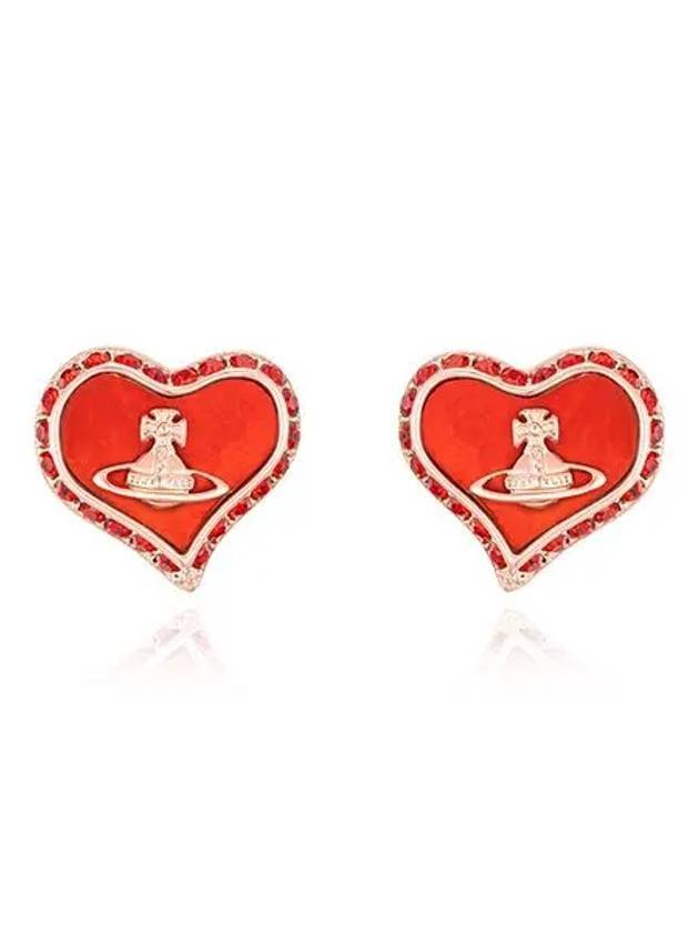 Petra Stud Earrings Red - VIVIENNE WESTWOOD - BALAAN 1