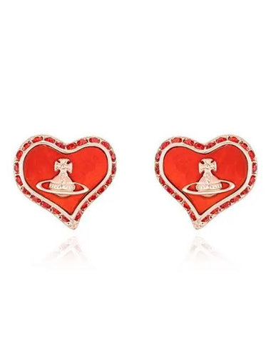 Petra Stud Earrings Red - VIVIENNE WESTWOOD - BALAAN 1