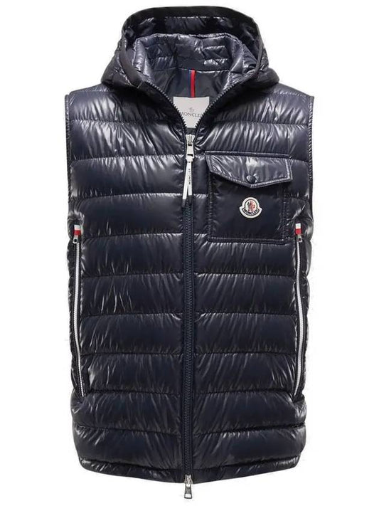 RAGOT padded vest navy 1A000 59 M1592 742 - MONCLER - BALAAN 1