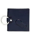 Maison Margiela Key key emboss snap button hold twotone leather nonfold wallet - MAISON MARGIELA - BALAAN 1