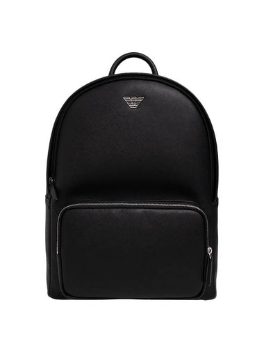 Men's Logo Backpack Black - EMPORIO ARMANI - BALAAN 1