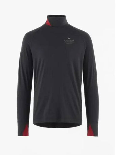 Men's Fafne Turtleneck Long Sleeve T-Shirt Raven - KLATTERMUSEN - BALAAN 2