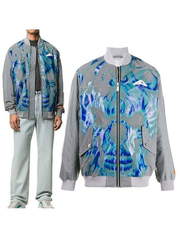 Heron Preston Effect Bomber Jacket HMEH001S 20886015 0588 - HERON PRESTON - BALAAN 1