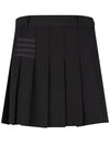 Women s unbalanced diagonal pleated culottes skirt BMU4A134W - LUX GOLF - BALAAN 2