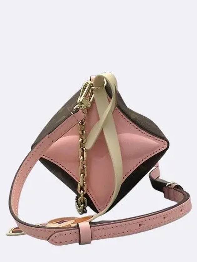 M11303 Rose Jasmine Pink Color Monogram Bloom Pouch Cross Strap - LOUIS VUITTON - BALAAN 3