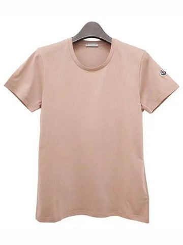 Women s Logo Patch Short Sleeve Tee Light 39097504 271508 1095652 - MONCLER - BALAAN 1