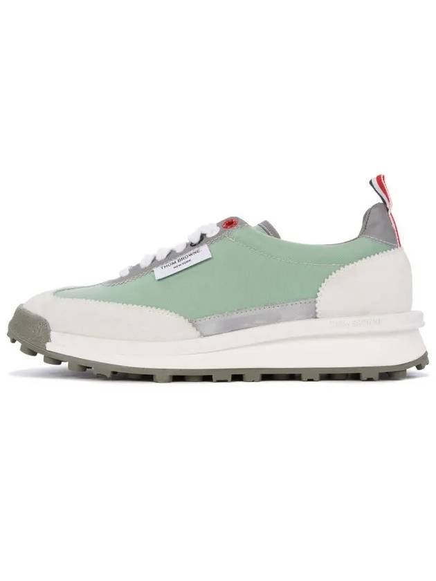 RWB Tech Runner Reflective Low Top Sneakers Green - THOM BROWNE - BALAAN 3