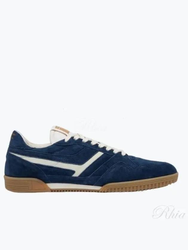 Suede Jackson LowTop Sneakers Navy - TOM FORD - BALAAN 2