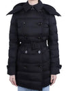 Detachable Hoodie Puffer Coat Padded Black - BURBERRY - BALAAN 2