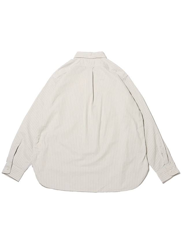 button down striped wind shirt - NANAMICA - BALAAN 2