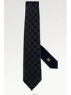 Men's Damier Tie Black - LOUIS VUITTON - BALAAN 2