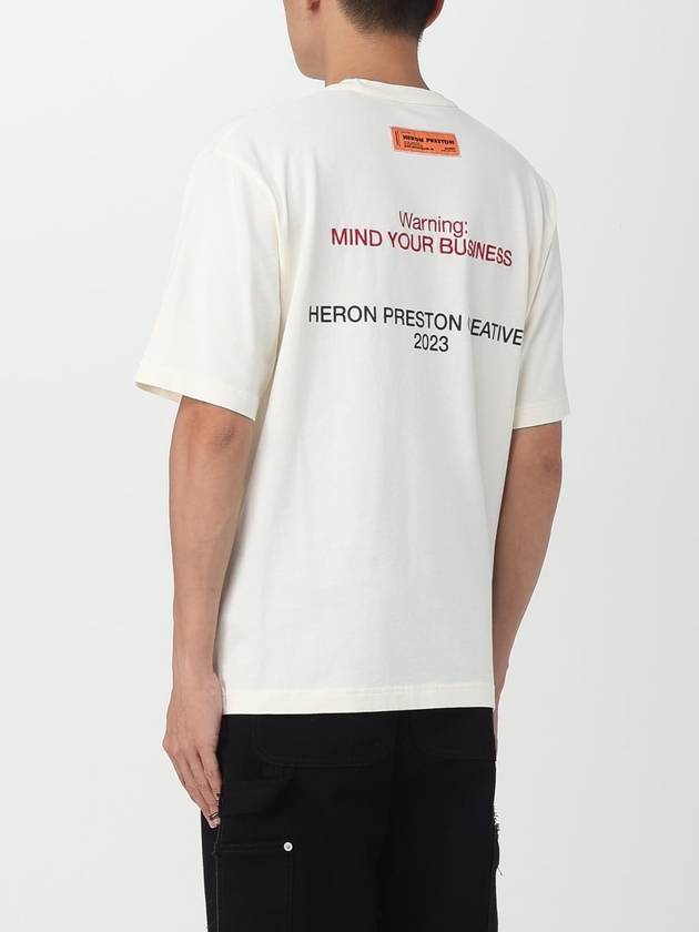 T-shirt Heron Preston in cotone con stampa - HERON PRESTON - BALAAN 3