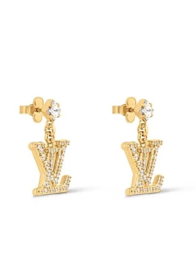 Lady LV Earrings Gold - LOUIS VUITTON - BALAAN 3