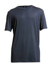 Anemone Essential Crew Neck Short Sleeve T-Shirt Navy - THEORY - BALAAN 2