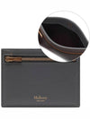 Classic Grain Leather Zipped Card Holder Charcoal - MULBERRY - BALAAN 3