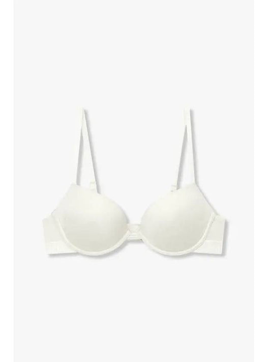 UNDERWEAR Women s Embroidered Logo Banding Push Up Bra Cream - EMPORIO ARMANI - BALAAN 1