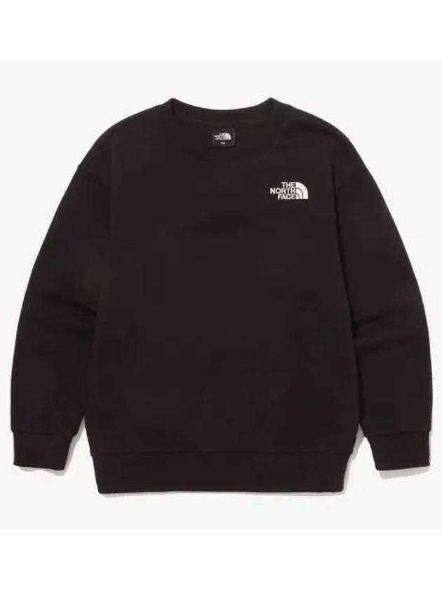 The North Face KIDS Go To Sweatshirt NM5MQ51S BLK - THE NORTH FACE - BALAAN 1