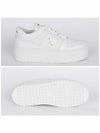 Downtown Bold Leather Low Top Sneakers White - PRADA - BALAAN 4