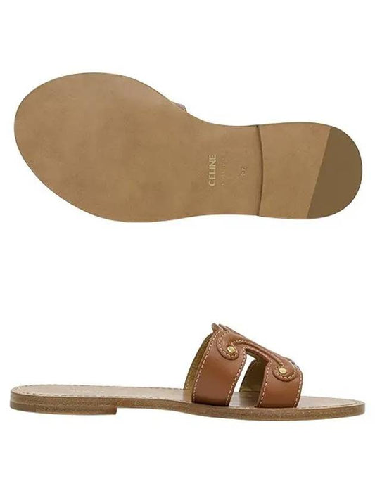 Triomphe Calfskin Mule Tan - CELINE - BALAAN 2