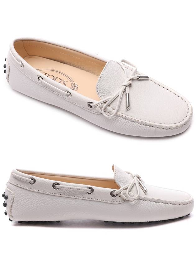 Women's Gommino Driving Shoes White - TOD'S - BALAAN 3