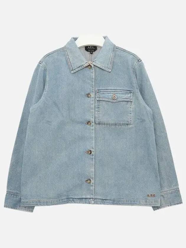 Women's Zenith Denim Jacket Light Blue - A.P.C. - BALAAN 2