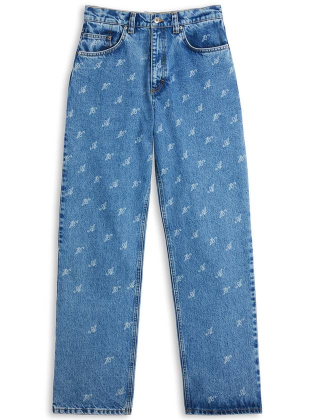 A1455002 Light Blue Fade Signature Denim Pants - AXEL ARIGATO - BALAAN 2