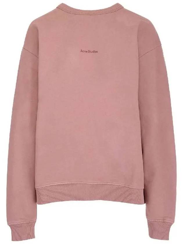 Mini Logo Crew Neck Sweatshirt Blush Pink - ACNE STUDIOS - BALAAN 2