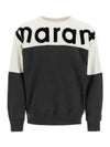 Howley Two Tone Logo Sweatshirt Faded Black - ISABEL MARANT - BALAAN 2