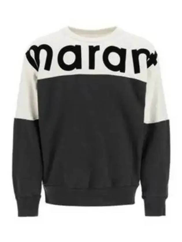 Howley Two Tone Logo Sweatshirt Faded Black - ISABEL MARANT - BALAAN 2