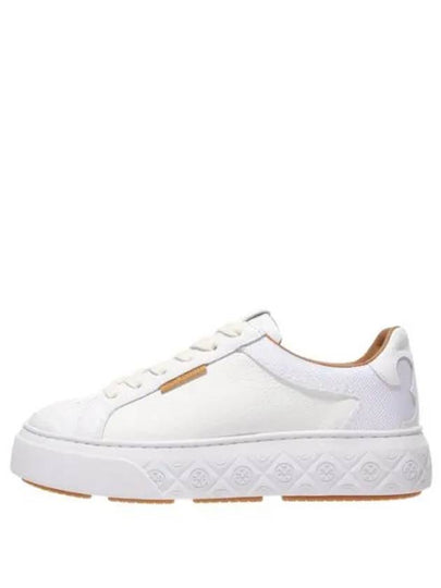 Ladybug Leather Low Top Sneakers White - TORY BURCH - BALAAN 2