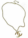 CC Logo Classic Metal Necklace Gold - CHANEL - BALAAN 3