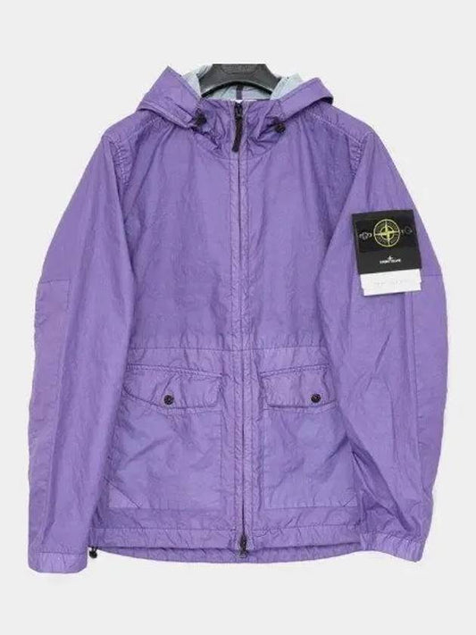 Membrana 3L TC Hooded Jacket Lavender - STONE ISLAND - BALAAN 2