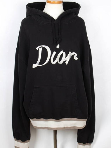 Drawstring 47 Logo Hoodie XL - DIOR - BALAAN 1